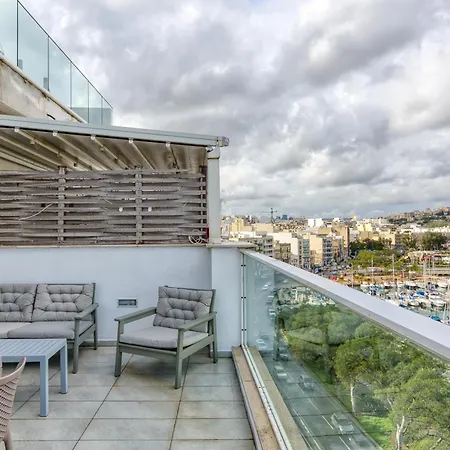 Beautiful Seafront With Private Balcony & Bbq By 360 Estates * Pietà