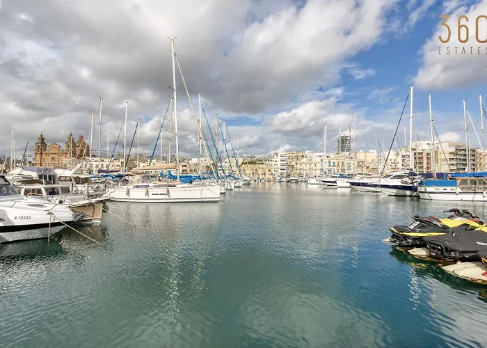 Apartament Beautiful Seafront With Private Balcony & Bbq By 360 Estates