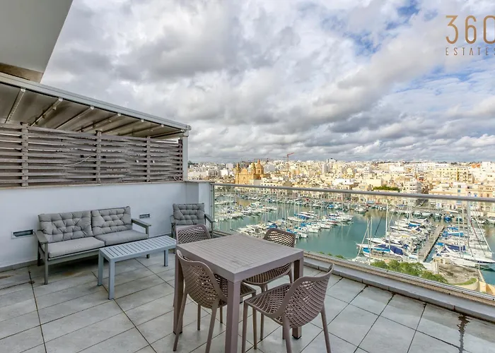 Apartament Beautiful Seafront With Private Balcony & Bbq By 360 Estates
