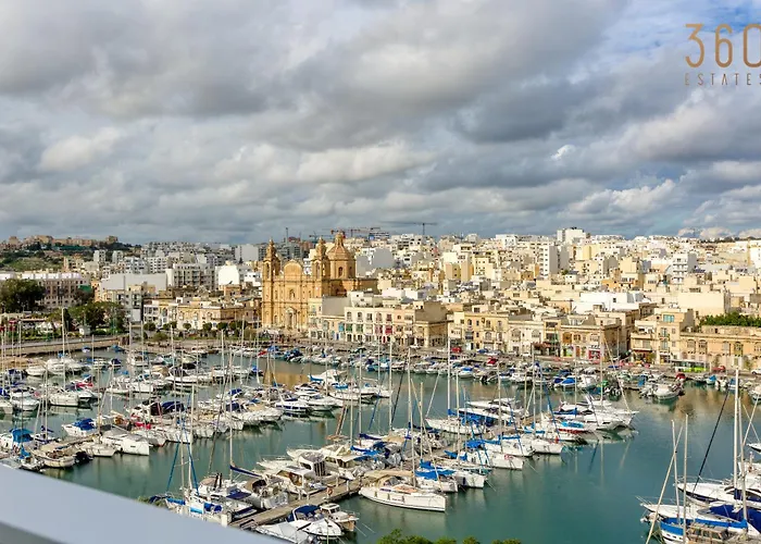 Beautiful Seafront With Private Balcony & Bbq By 360 Estates * Pietà