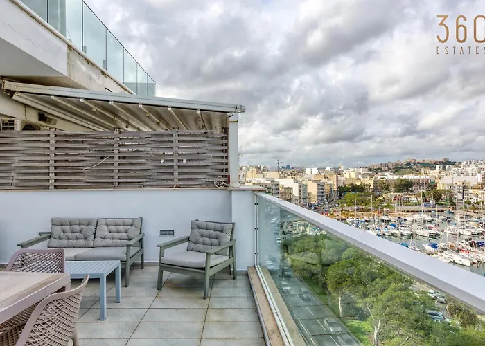 Beautiful Seafront With Private Balcony & Bbq By 360 Estates * Pietà